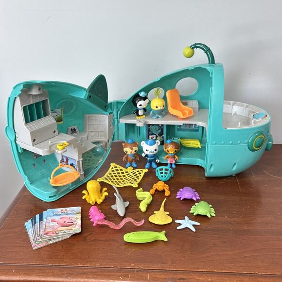 Mattel Other - Octonauts Gup A Megapack Sub Playset Figures Sea Creatures Cards Accessories
